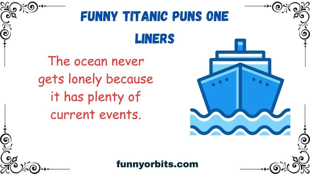 Funny Titanic Puns One Liners