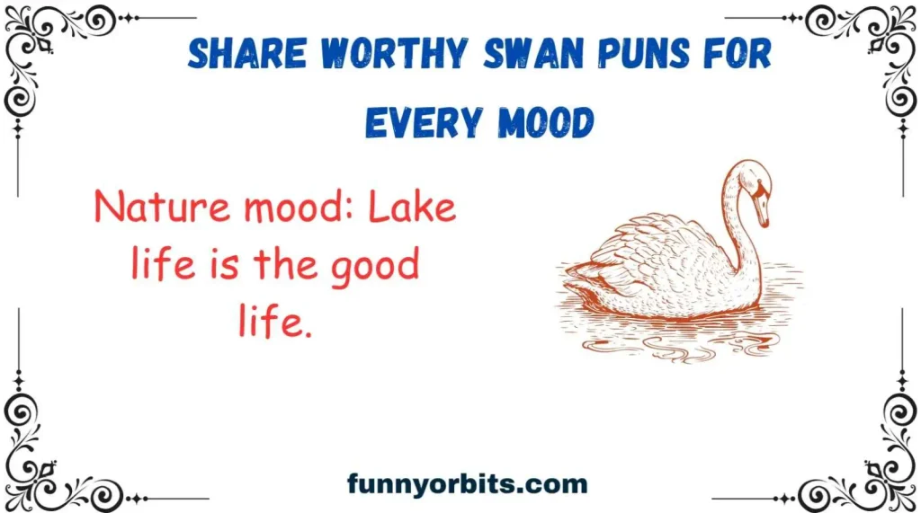 Share Worthy Swan Puns for Every Mood