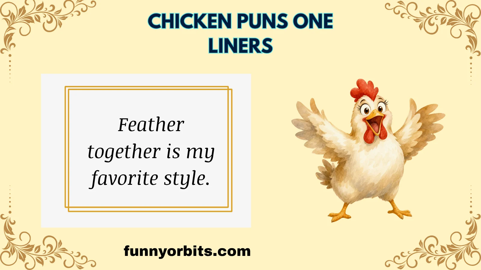 chicken puns one liners