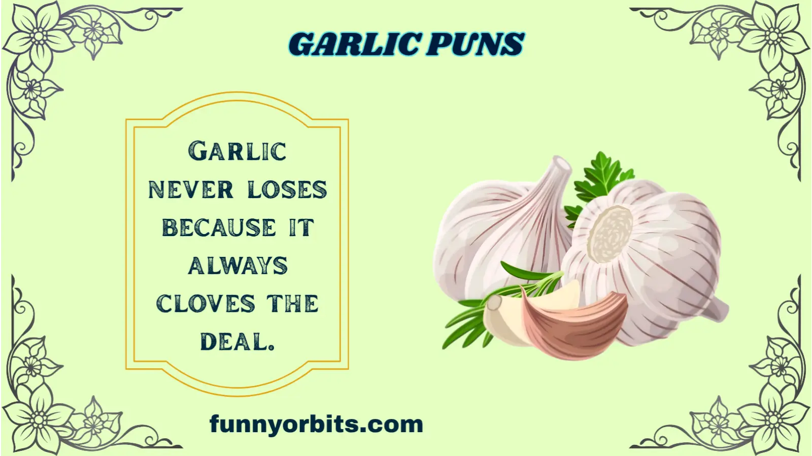 garlic puns