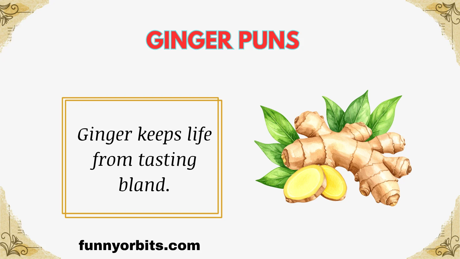 ginger puns