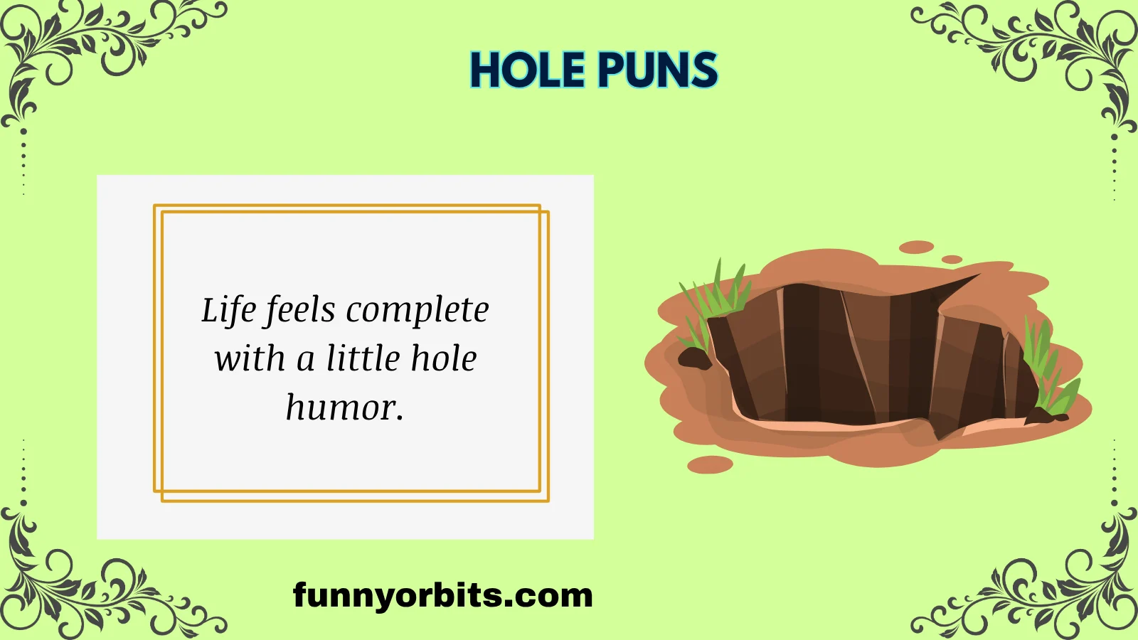 hole puns