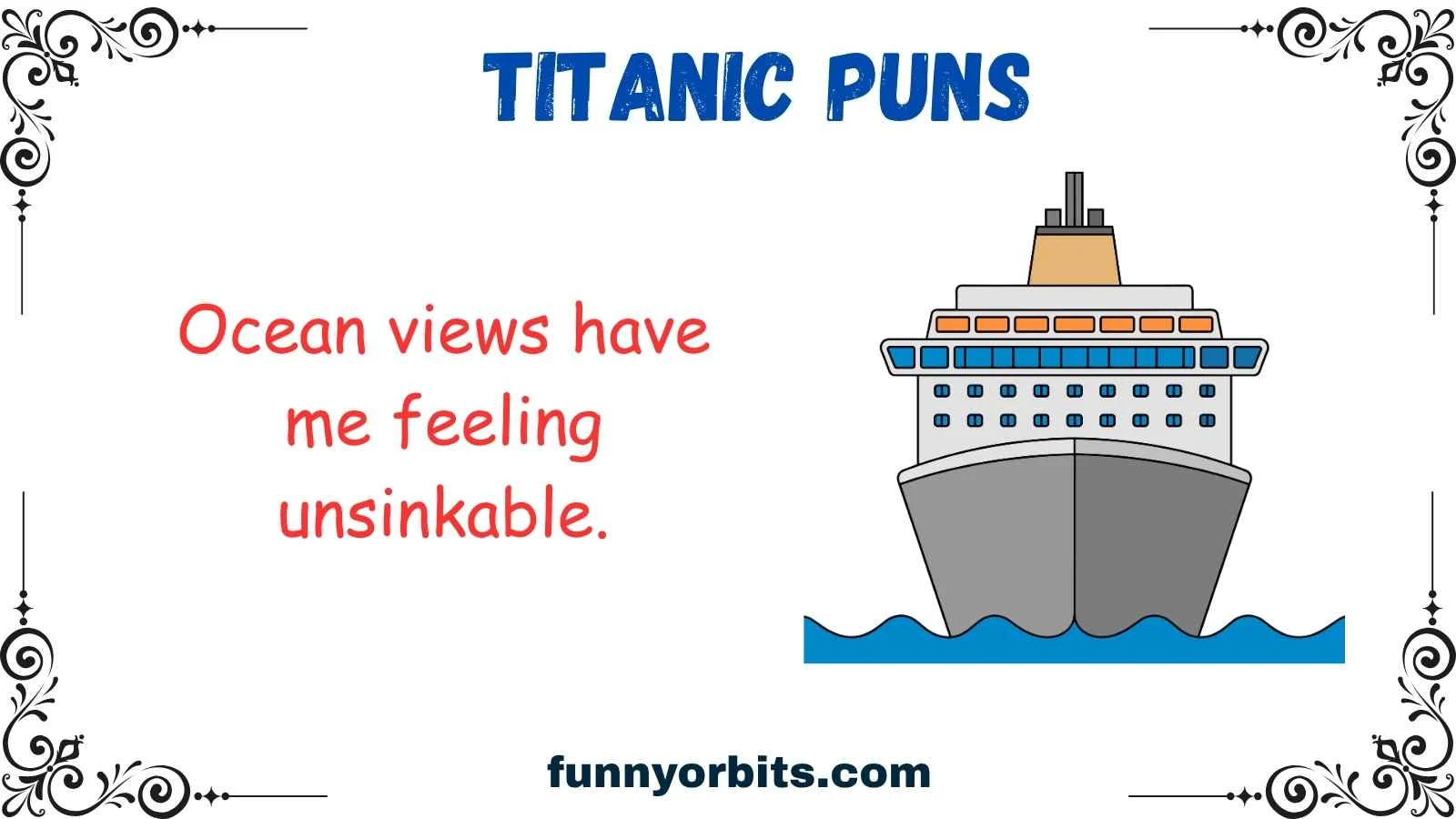 titanic puns